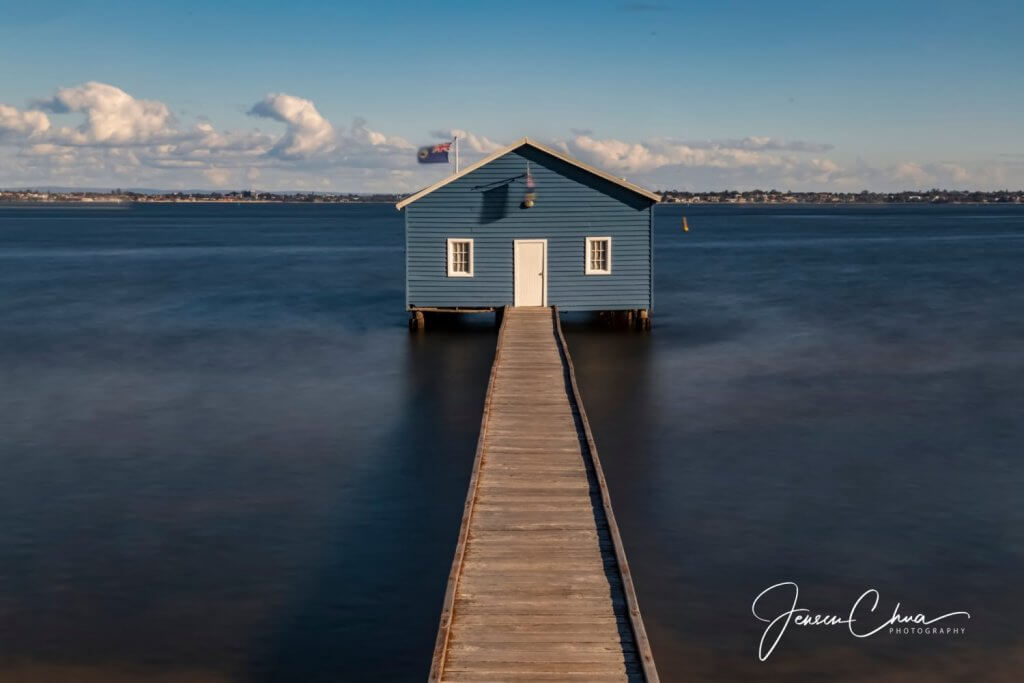Blue Boat House in Perth