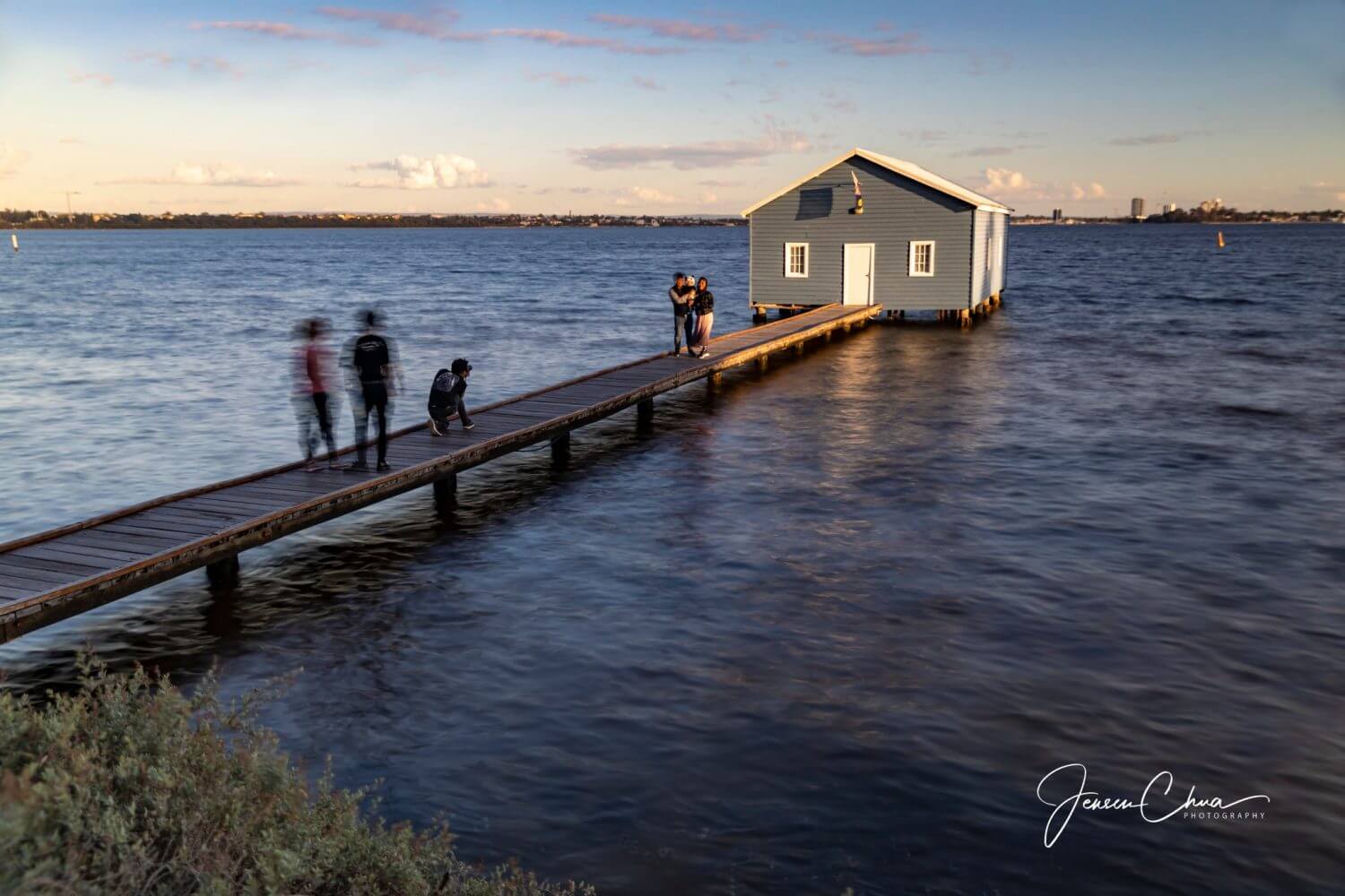 Blue Boat House in Perth
